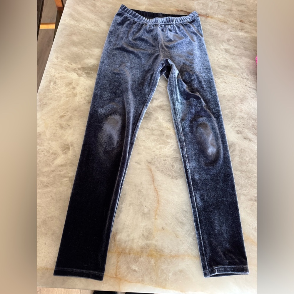 Janie and Jack “The Everyday legging” velvet size 7 girls - Picture 2 of 3